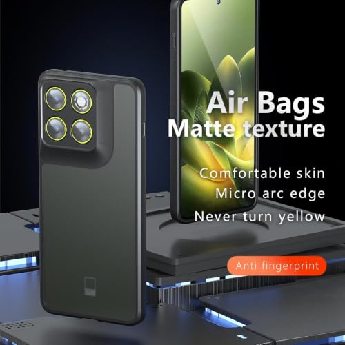 Image of Matte PC TPU Back Cover Case for Motorola Edge 70 5G | Air Bag Corner Protection, Anti-Fingerprint, Micro Arc Edge, Never Turns Yellow, Skin-Feel Texture
