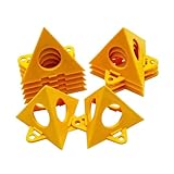 Fenteer 10x Painters Pyramids Stands Mini Cones Paint Stands Versatile for Cabinet Door Riser Support Stackable Sturdy Risers Support