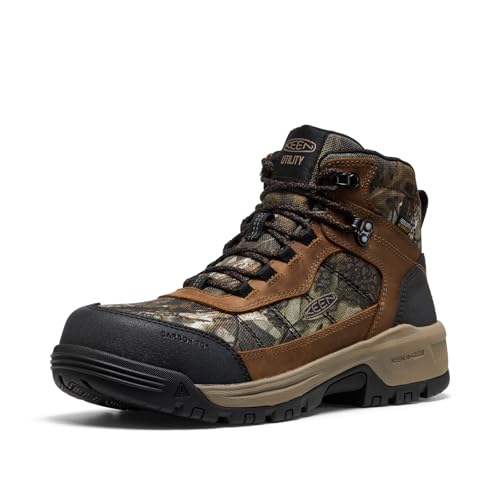 KEEN Utility Mens Skokie Hiker Style Mid Height Composite Toe 90 Degree Waterproof Work Boots product thumbnail 8