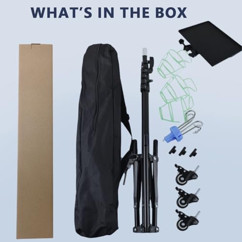 Infusionsständer mit Rädern, Infusionsständer klappbar mit 4 Haken 3 Räder, Infusionsständer aus Edelstahl, Höhenverstellbar von 90–190 cm