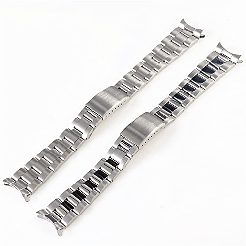 Bracelet montre acier inoxydable massif 20mm 19mm sans espace - 4