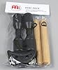 Meinl Percussion Perc Pack Set - Featuring Luis Conte Live Shaker, foot tambourine, and 1 pair of claves - Black, Natural (PP-1) #3