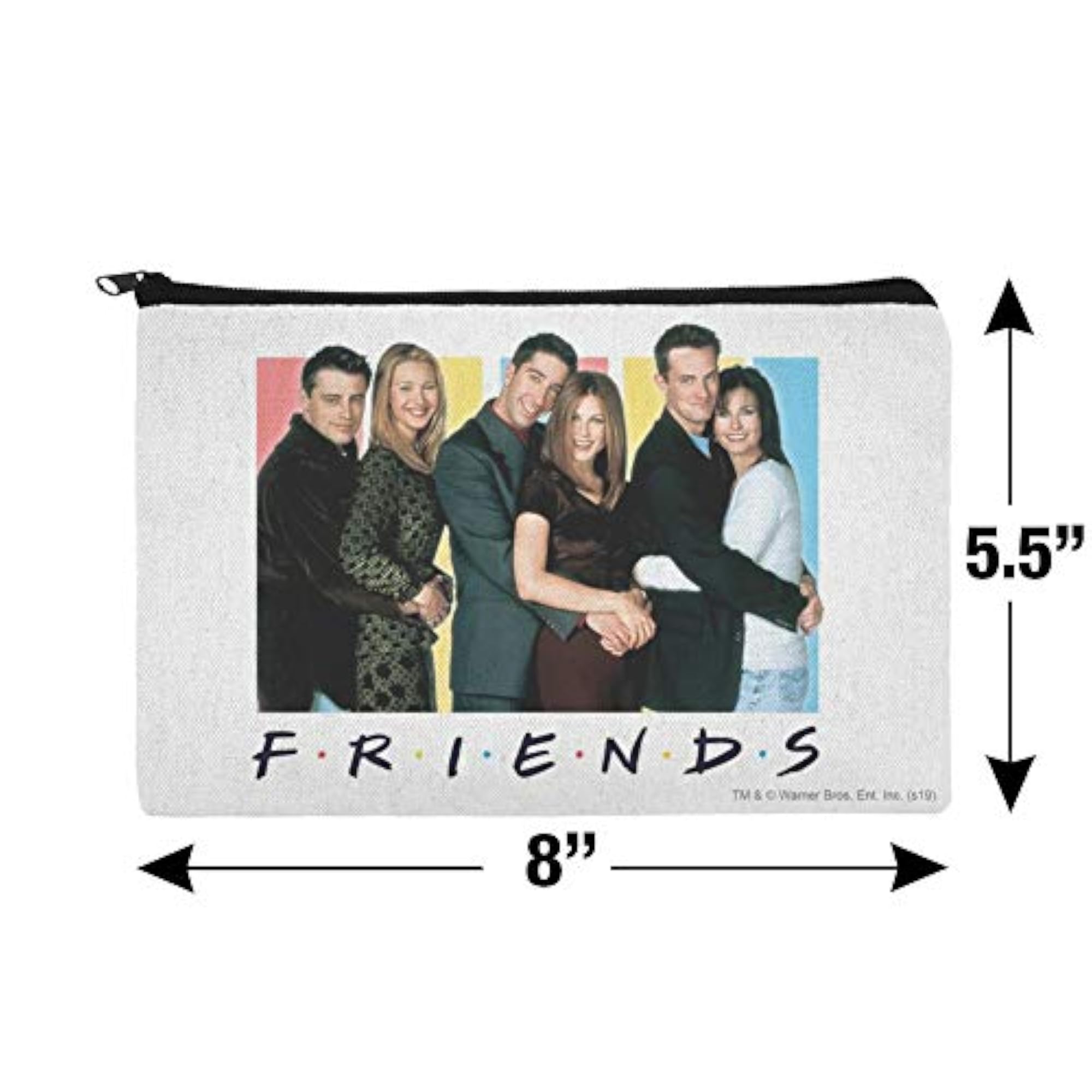 Friends Themed Makeup Cosmetic Bag Organizer