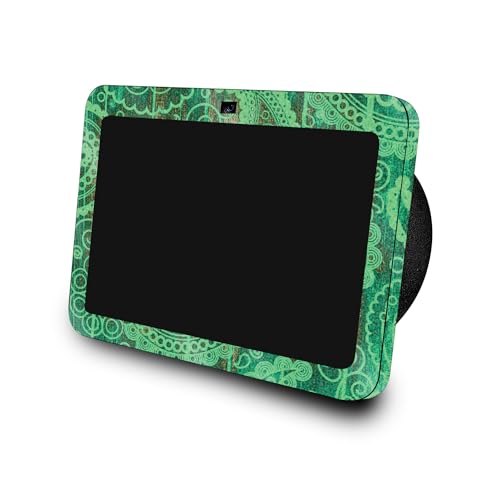 Image of Glossy Glitter Skin Compatible with Amazon Echo Show 8 (3rd Gen, 2023) - Vintage Paisley - Premium 3M Vinyl Protective Wrap Decal Cover - Easy to Apply | Crafted in The USA by MightySkins
