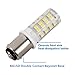 HRYSPN BA15D Double Bayonet Sewing Machine LED Light Bulb 5 Watt Daylight White 6000K Non-dimmable AC110V-130V (Pack of 4)