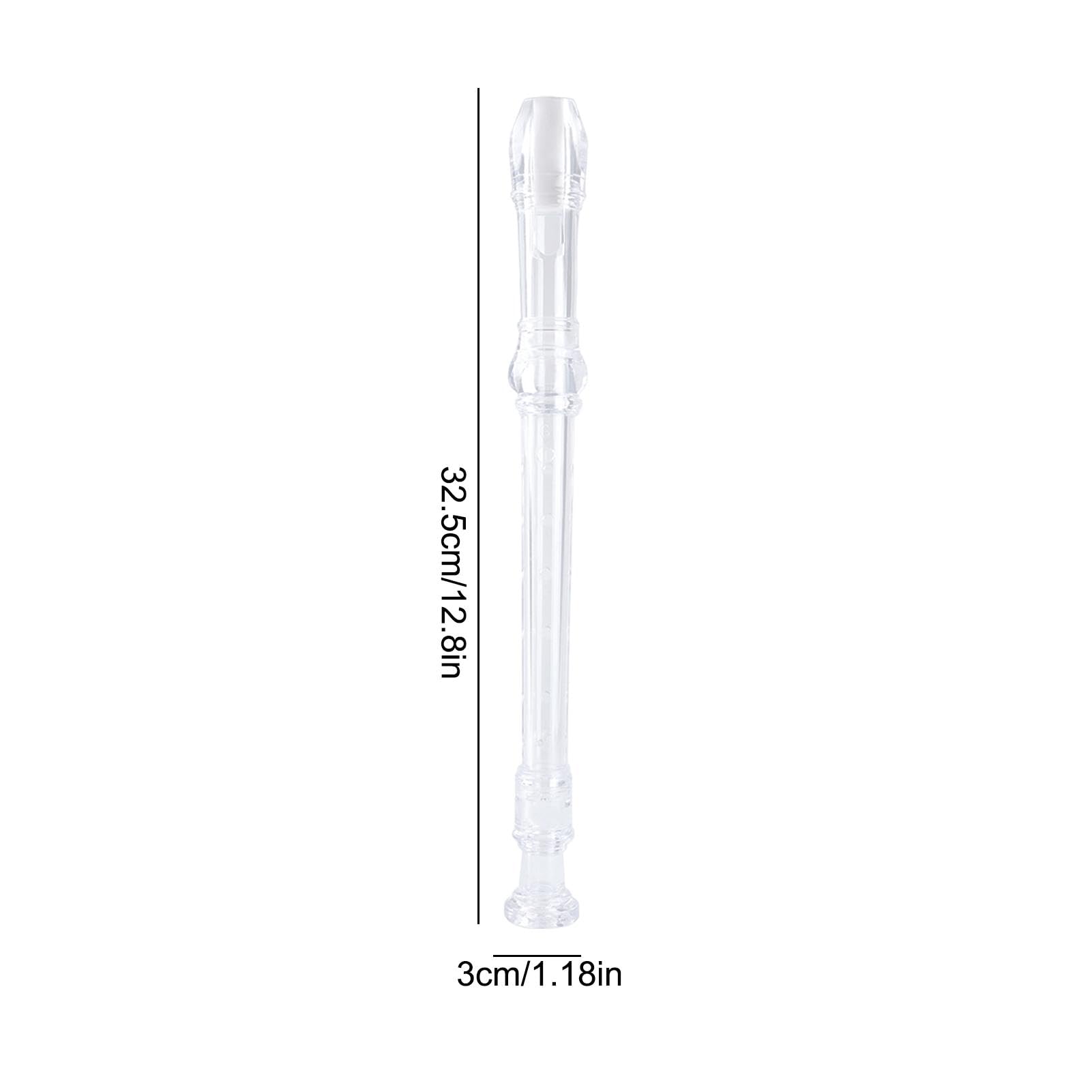 Strumento per flauto dolce soprano, strumento clarionetto per bambini | Flauto dolce soprano a 8 fori in chiave SOL,Clarinetto portatile impermeabile, registratore salva-lavoro per