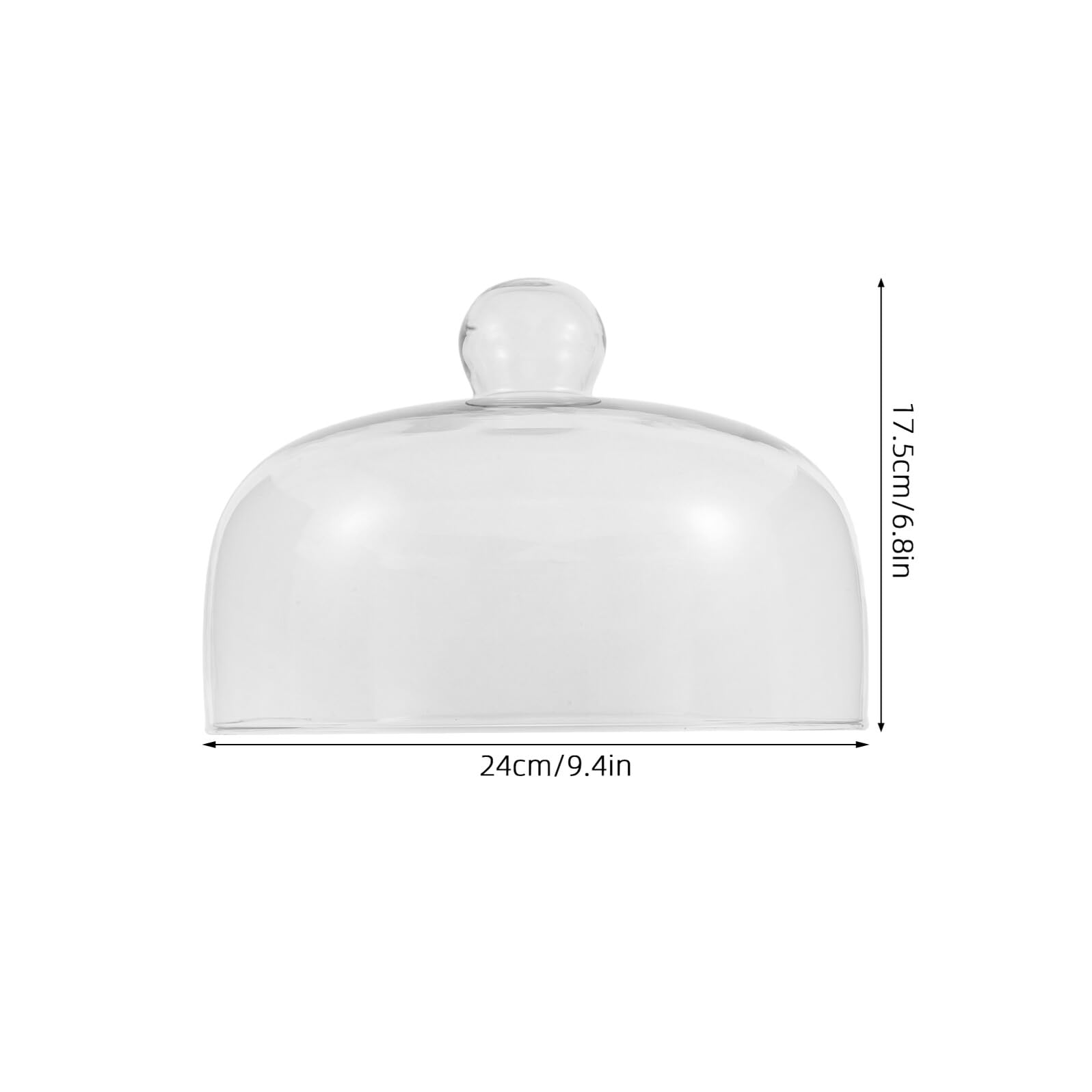 Sosoport Tapa de Vidrio Transparente para Microondas Excelente Sellado y Resistencia a Altas Temperaturas, Adecuado para Calentar Alimentos y Evitar Salpicaduras
