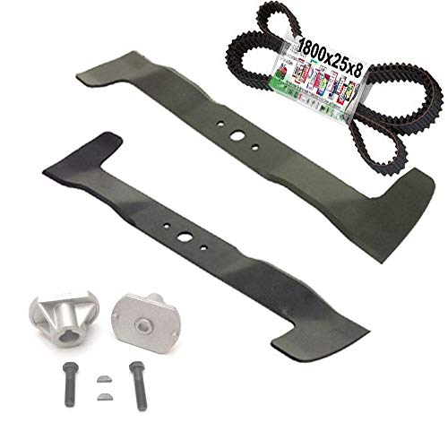 Juego de reparación de cuchillos para Castel Garden TwinCut Honda Iseki Brill (122 cm)