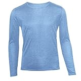 Hot Chillys Youth Pepper Skins Crewneck Moisture-Wicking Soft Midweight Thermal Long Sleeve Base Layer Top