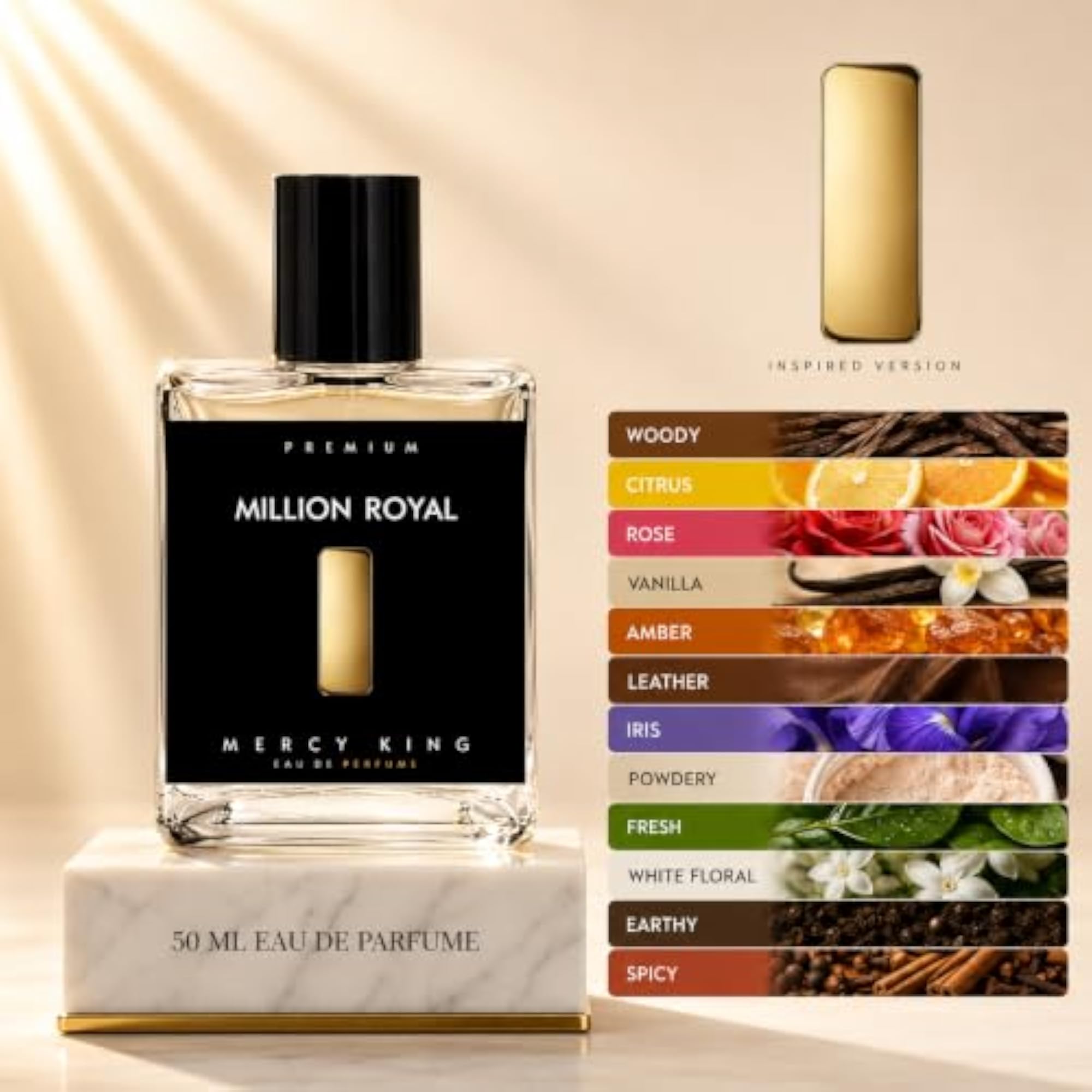 Million Royal Inspired Eau De Parfum, 50ml