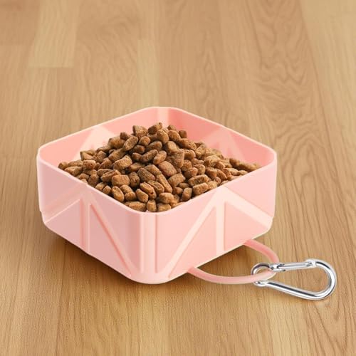 Hundeschale - Collabsible Haustiernahrung Container | 500 ml FALTING Puppy Waterer | Hundewasserversorgungsanleitungspender für Kätzchen Car RV Travel Wanderwanderung Strandboot Outdoor Aktiv