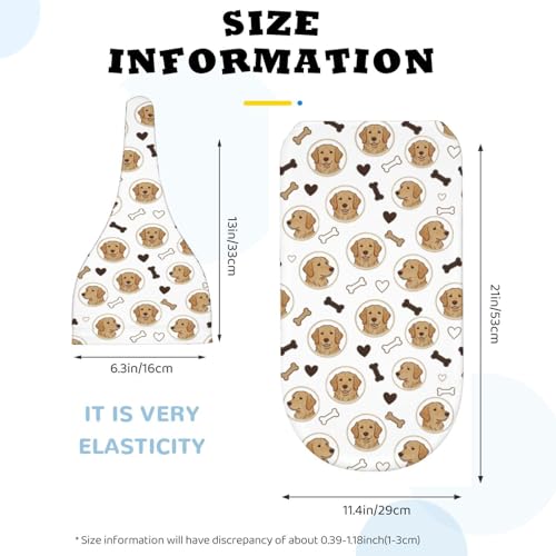 Image of Golden Retriever Swaddle Blanket with Hat for Baby, Dog Theme Swaddling Baby Stuff