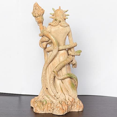 Olivine Greek Goddess White Sorceress Figurine Hekate Necromancy Deity Pagan Statue A