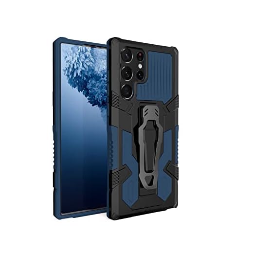 Capa de celular personalizada para Xiaomi Mi 10T Pro 5G embutida com suporte oculto de nível militar Capa resistente a quedas para Xiaomi Mi 10T Pro 5G - Azul
