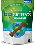 Fruitables 10 Count Bioactive Fresh Mouth Dental Chews, Medium/10.8 Oz, Model:2959