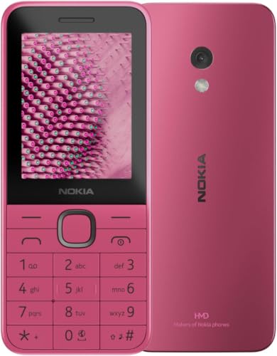 Nokia HMD 225 Telefoon, 4G LTE dual sim, roze, simlockvrij