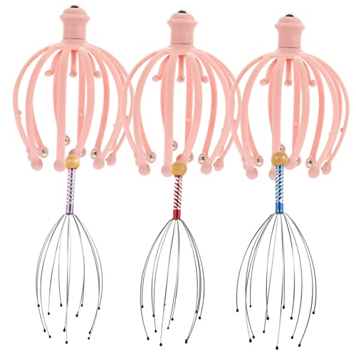 SEWOART Masajeador De Cabelludo Forma De Aparato De Masaje Herramienta De Masaje Para Salón Relaja El Cabelludo Nerviosismo