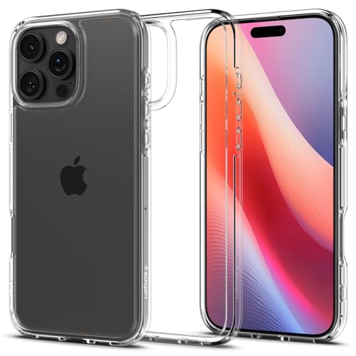 Image of Spigen for iPhone 16 Pro Case, Ultra Hybrid [No Magnet Ring][Anti-Yellowing] - Crystal Clear