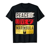 Paz Amor Marímbula Instrumento Musical Marímbula Jugadores Camiseta