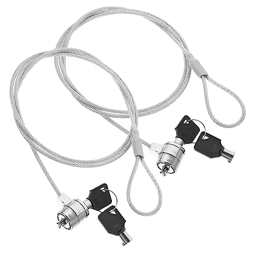 BRIGHTFUFU Laptop Lock Cable Lock for Security Keyed Cable Compatible Most Devices