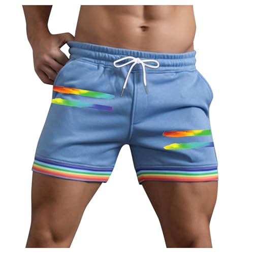 YOSUWOAI Pantalones cortos para hombre, bermudas de verano, pantalones cortos de deporte, entrenamiento, pantalones cortos de tenis elásticos, pantalones cortos de deporte, pantalones de chándal de