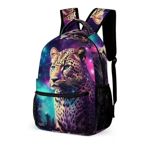 WECECE Sac À Dos Pour Enfants Cartable Guépard Garçons Primaire, Sac D'école Animal Léopard Pour Filles 6-10 Ans, Cartable Voyage Et Sacs Ecole Décontracté – vue 7
