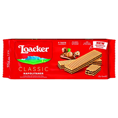 Loacker Classic Wafer Napolitaner(Hazelnut) 175g - Italy