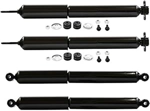 Maxfavor Front & Rear Shocks Struts Set of 4 Compatible with Jeep Grand Cherokee 1999 2000 2001 2002 2003 2004 4.0L 4.7L （37162 37162 37161 37161）