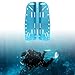 Diver BCD Gear Scuba Diving Backplate Accessories Aluminum Alloy Tank Holder Tech Diving Harness for Snorkeling Watersports, Blue