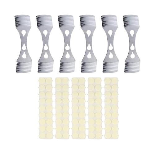 Candle Wick Stickers (100pcs) and Metal Candle Wick Centering Device (6pcs) Bundle - Kare & Kind® Retail Packaging(Wick Centering Device Plus Wick Sticker)