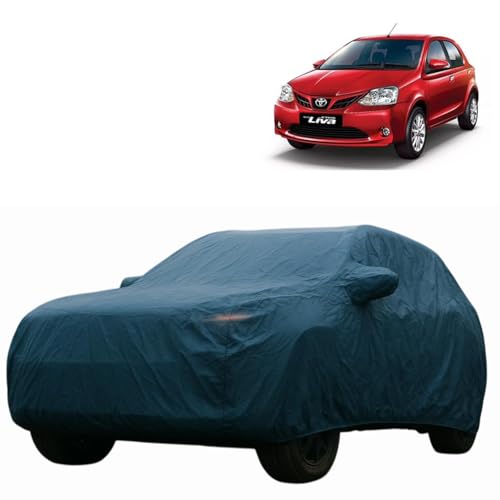 Image of Toyota Etios Liva Car Cover | Anti Dust, Heat Resistant | All Weather Protection Car Cover | Triple Stitched Fully Elastic Ultra Surface Body Protection |