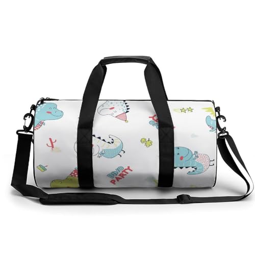 Sac de sport gym mignon dinosaure duffel bag de camping