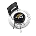 Imperial Black Jacksonville Jaguars Chrome Bar Stool