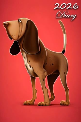  2026 Diary: Bracco Italiano Dog:  A5 Week to View Dated from Jan 2026 to Dec 2026  Weekly Planner Agenda Personal Organiser