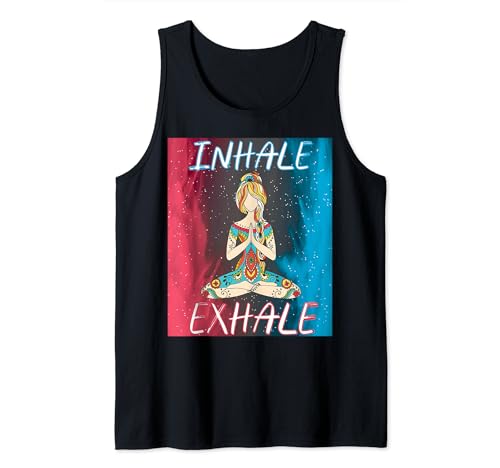 Inhale Exhale Meditation Workout Exercise Yoga Tank Top