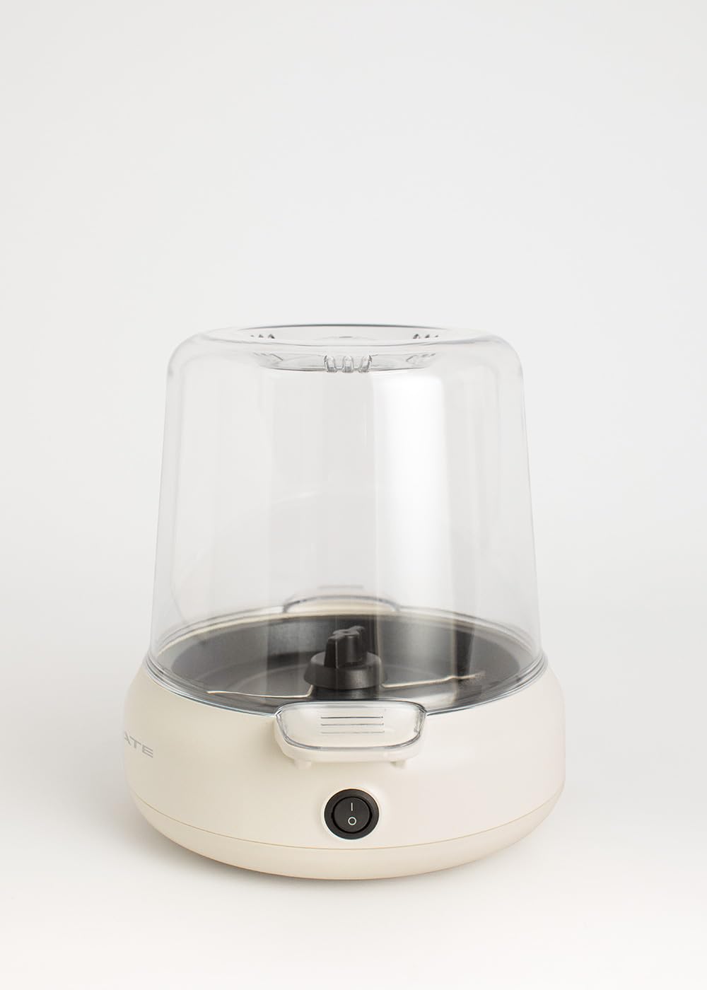 CREATE/POPCORN MAKER STUDIO/Macchina per popcorn con scioglitore di burro bianco sporco/Facile da usare, Fino a 100g di mais, Popcorn in 5 min, Popcorn dolci o salati, 500W