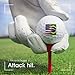 U.S. Brazil Flag Print Golf Balls for Men Women Practice Training Golf Balls for Indoor Outdoor Use