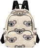 Mochila mini para mujer, koala de dibujos animados, bolso mochila mini, daypack ligero pequeño, 8.5L 2