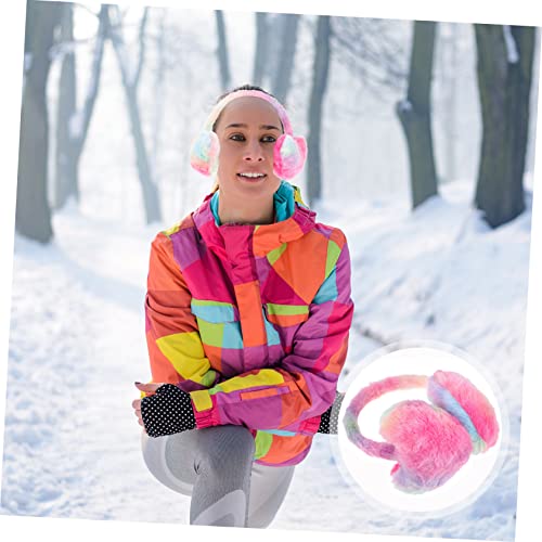 4 Orejeras de Felpa para Mujer para Invierno y Actividades al Aire Libre 2
