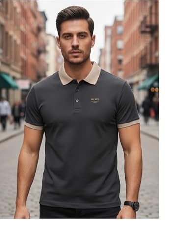 Image of QNIM Polo T Shirt for Men || T Shirt for Man || Collar T Shirt Style Men (Q-131-134)