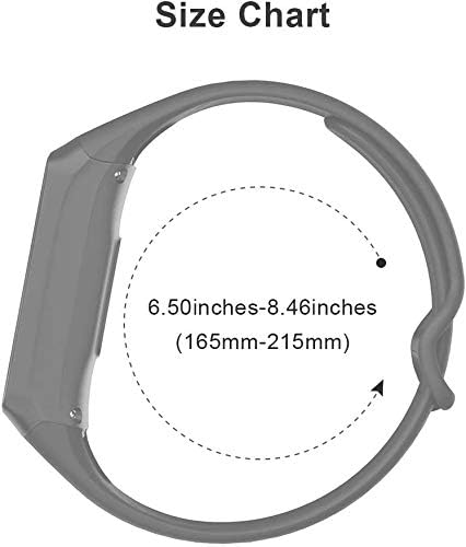 NotoCity for Galaxy Fit Band, Soft Silicone Strap Sport Replacement Band for Galaxy Fit SM-R370 Fitness Smartwatch, not Compatible with Galaxy Fit E (black, red)