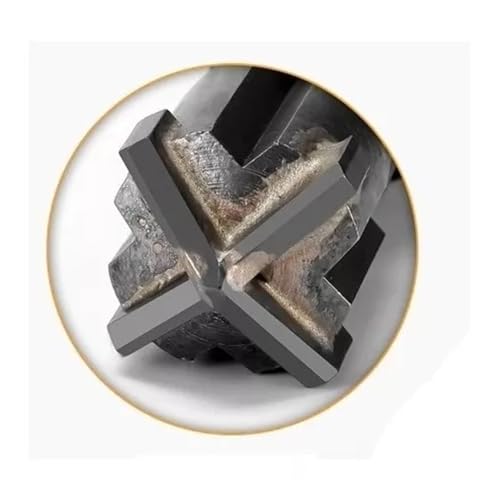 Kit de Brocas SDS Plus para Concreto, 4 Peças, 6mm/8mm/10mm/12mm x 160mm