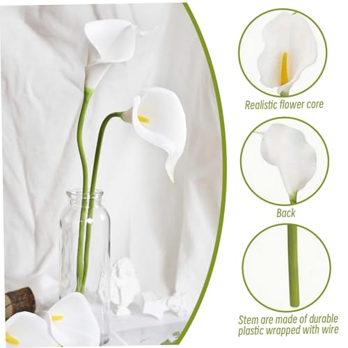 Fleurs de lys artificielles Calla pour décorations de mariage et bouquets de table élégants