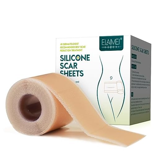 Silicone Scar Sheets (1.6” x 120” Roll-3M), Silicone Scar Tape Roll, Scar Silicone Strips, Reusable, Professional Scar Removal Sheets for C-Section, Surgery, Burn, Keloid, Acne et