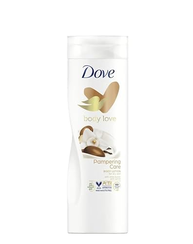 6 x DOVE Pampering Care Bodylotion – Sheabutter und Vanille – für trockene Haut – 250ml