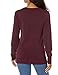 Amazon Essentials Women's Lightweight Long-Sleeve V-Neck Cotton Sweater, Burgundy, Medium