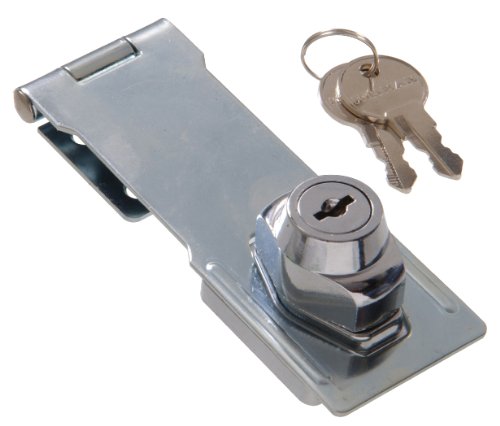 Hillman 851426 3-1/2" Gate Keyed Safety Hasp - Chrome Finish 1-Pack #TOP13