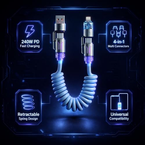YOURKARTS.COM 4-in-1 Type-C Phone Charging Cable - Image 7