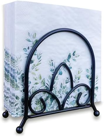 Amazon.com: TEAKISS Metal Black Napkin Holders for Kitchen Dining ...