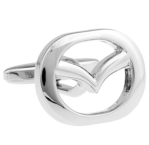 Promotioneer Men's Logo Symbol Fashion Shirt Cufflinks with Gift Box 30